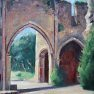 Abbaye des Vaux de Cernay - Portes [Huile - 61 x 46]